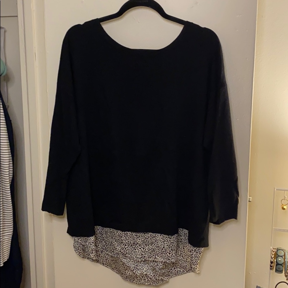 Ann Taylor Mixed Media Sweater